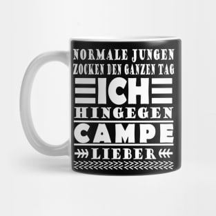 Campen Lagerfeuer Geschenk Wohnwagen Männer Mug